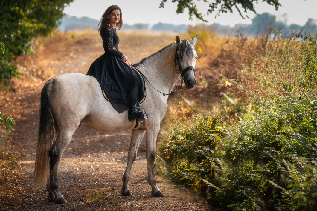 Bild Juliane und Pferd